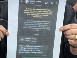 Disebut Sudah Damai Tapi Masih Jadi Tanda Tanya, Siapa Pemilik Akun WA “Aabg Haris”?